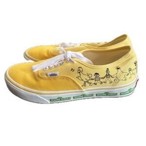 Vans x Sesame Street yellow character low top sneakers